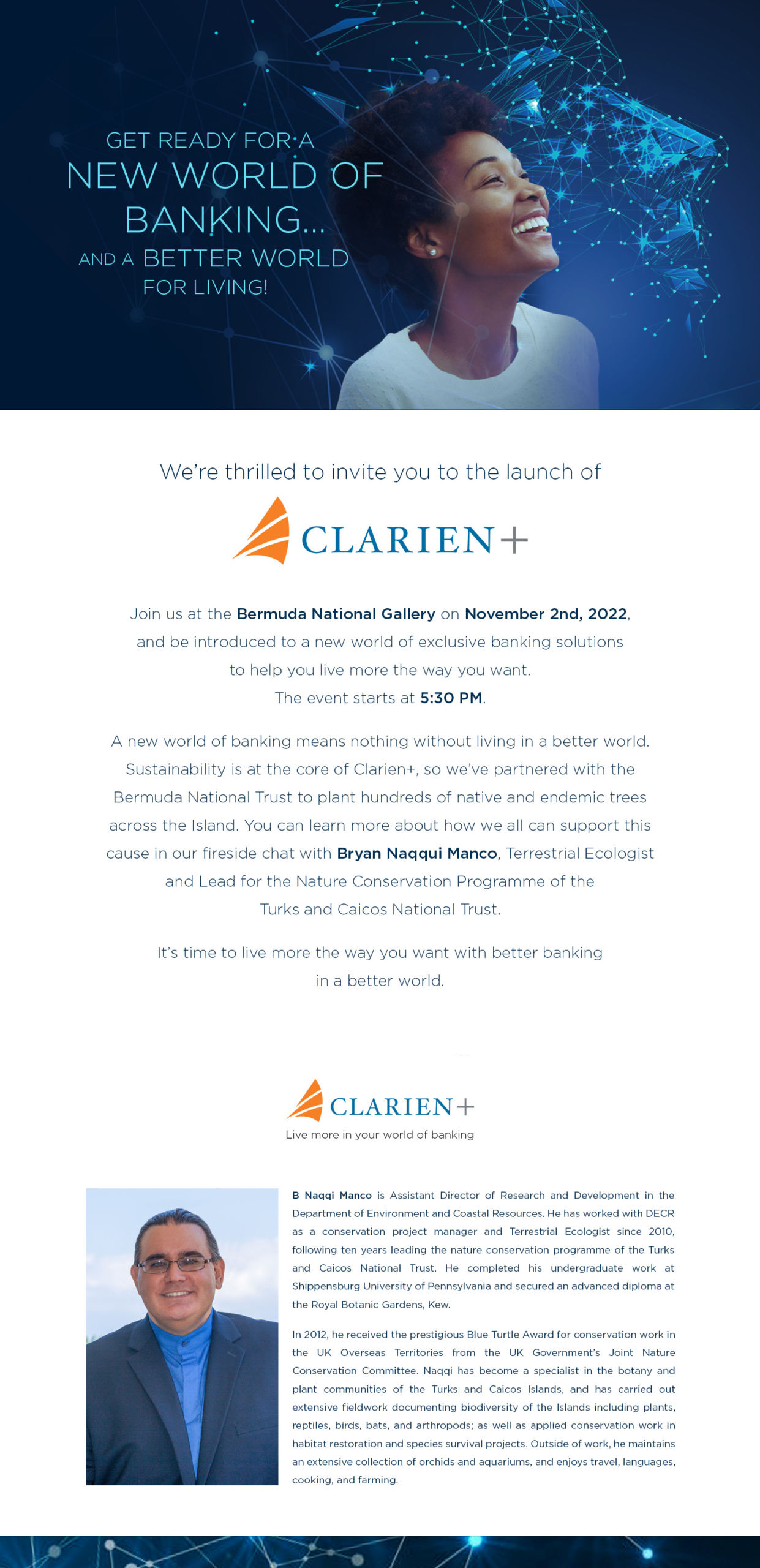 Clarien+ Launch Evite WEB